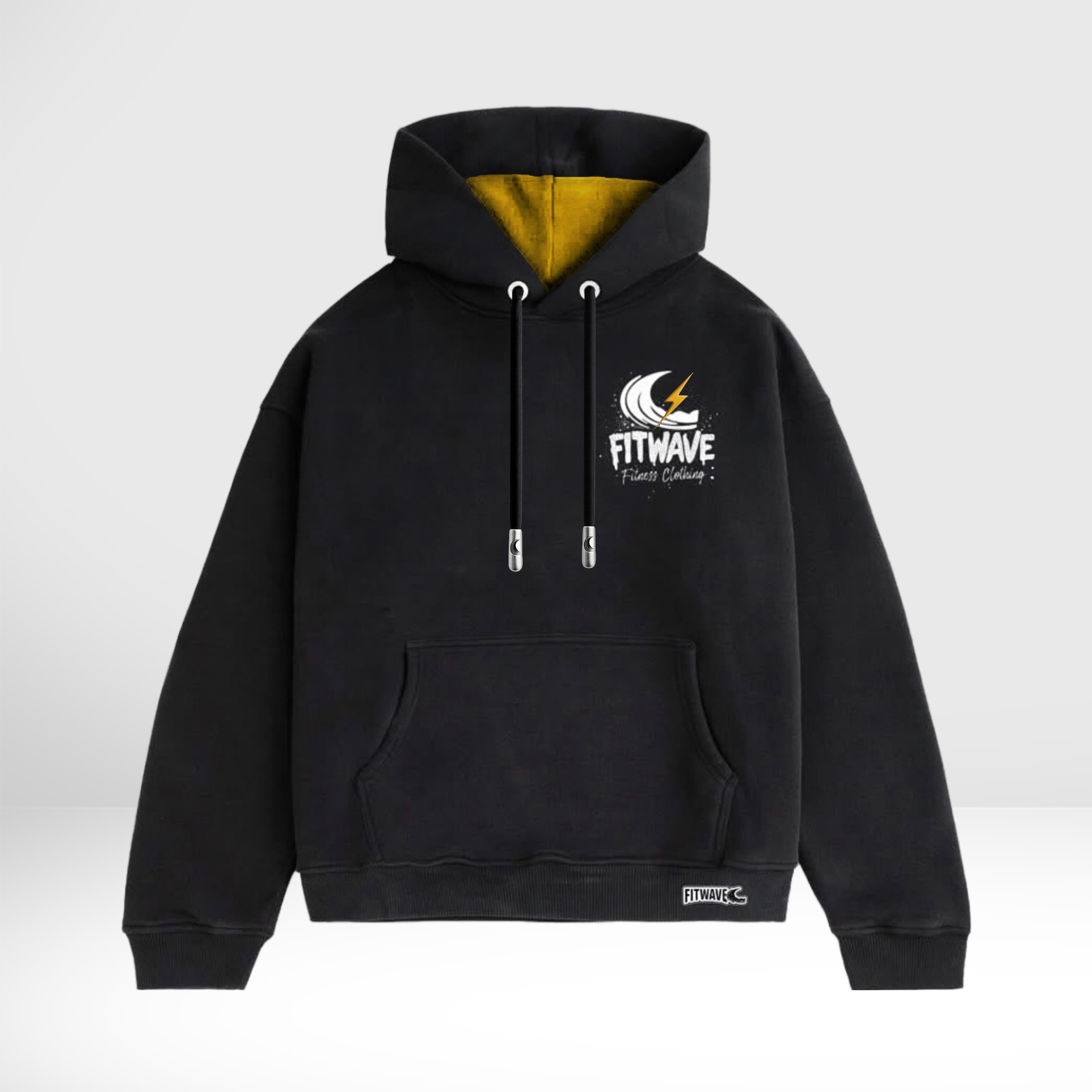 Become the Storm Hoodie Black — Front
