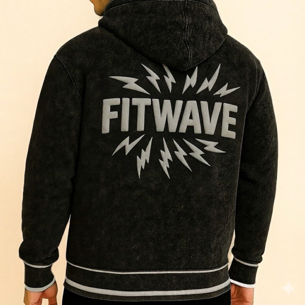 Puff Print StormCore Hoodie — Back